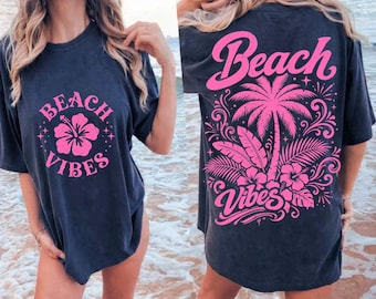 Beach Retro SVG shirt | Beach Retro PNG | Tropical Summer Vacation Shirt Design | Beach Holiday Cricut Cut File | Summer Sublimation Digital