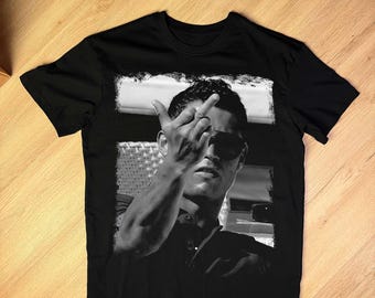 Ronaldo PNG, Middle Finger Graphic, CR7 Explicit Streetwear Design, Halftone, Distorted [300dpi DTF/DTG Ready] Digital Download