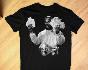 Tyson Money PNG, Fighters inspired Boxing T-Shirt Design, Halftone [300dpi DTF/DTG ready] Digital Download