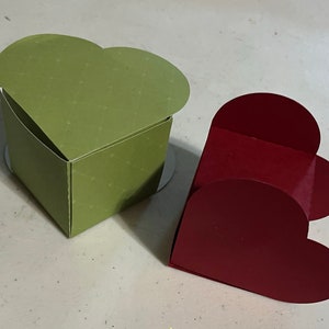 3D Heart Box, favor box, trinket or gift box