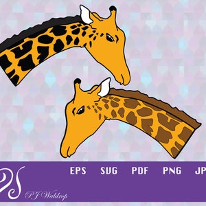 Long Neck Giraffe digital file and SVG cut file