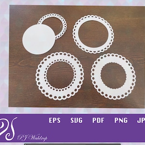Doily for SVG and paper crafting.