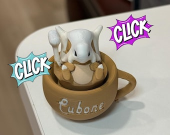 Kubek Fidget Clicker Sleeping Cubone Cup (klikający lub cichy)