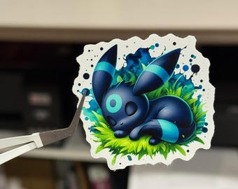 Naklejka Śpiący Błyszczący Umbreon