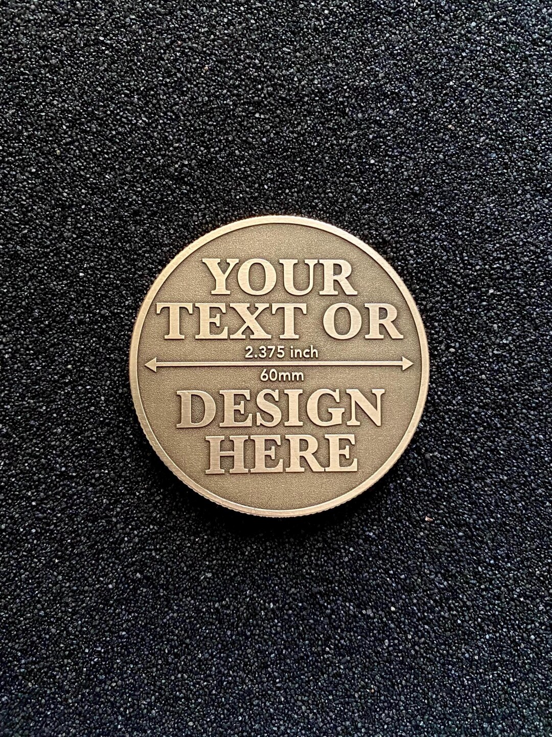Custom Engraved Coin 2.375inch || Personalized Brass Coin || Custom ...