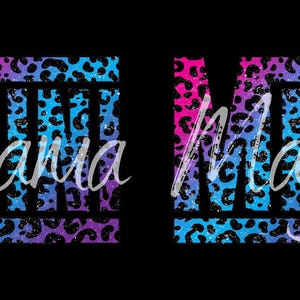 Leopard Mini PNG, Colorful Cheetah Print Mini Design, Mommy and Me Matching Shirt PNG, Trendy Kids Shirt Sublimation, Mini Graphic