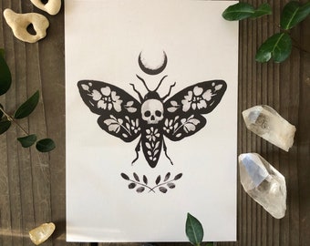 Death’s-head Hawk Moth - Print