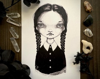 Wednesday Addams - Print