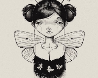 Fairy Moth - Print