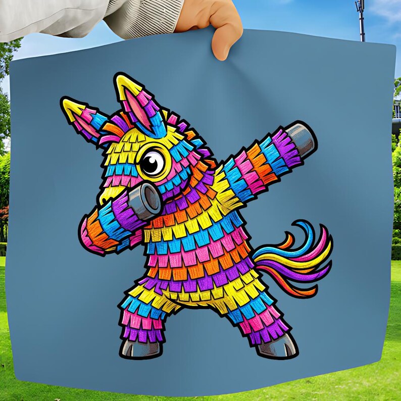 Dabbing Piñata PNG Trendy Fiesta Design Cinco De Mayo Party Funny ...