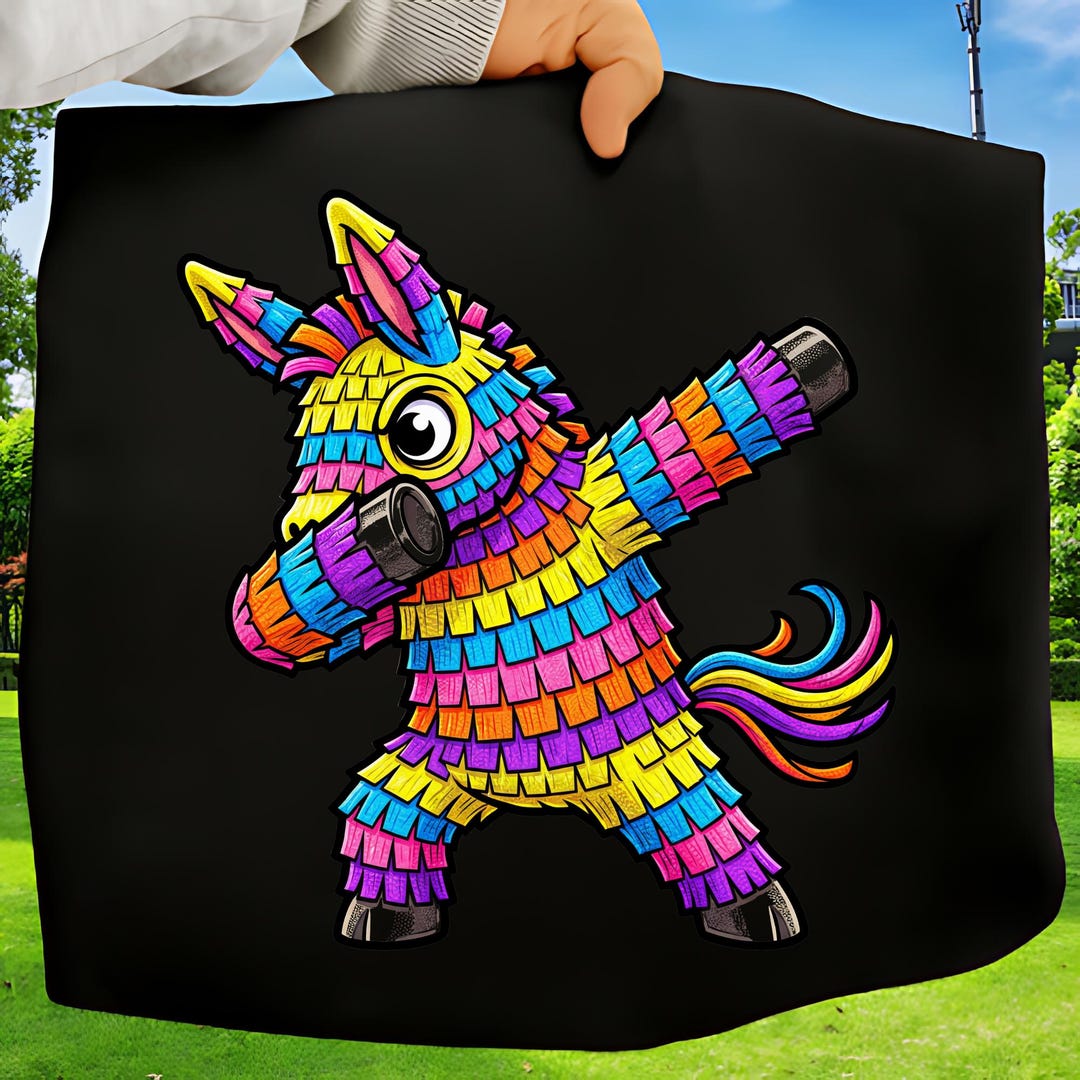 Dabbing Piñata PNG Trendy Fiesta Design Cinco De Mayo Party Funny ...