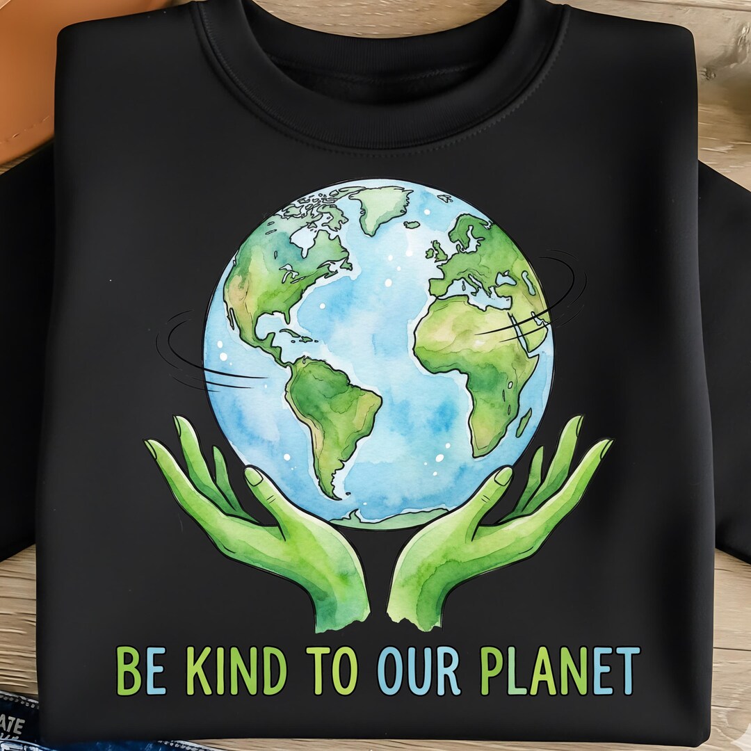 Earth Day PNG Be Kind to Our Planet PNG Watercolor Earth Eco-friendly ...