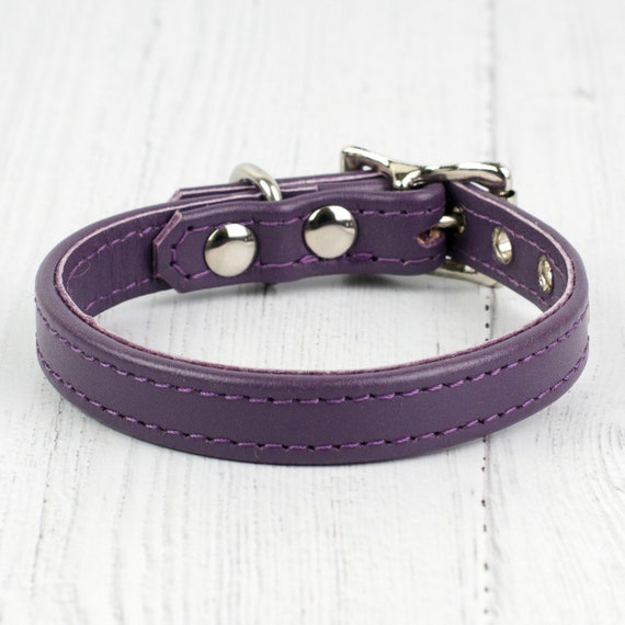 Etsy leather dog collar cheap