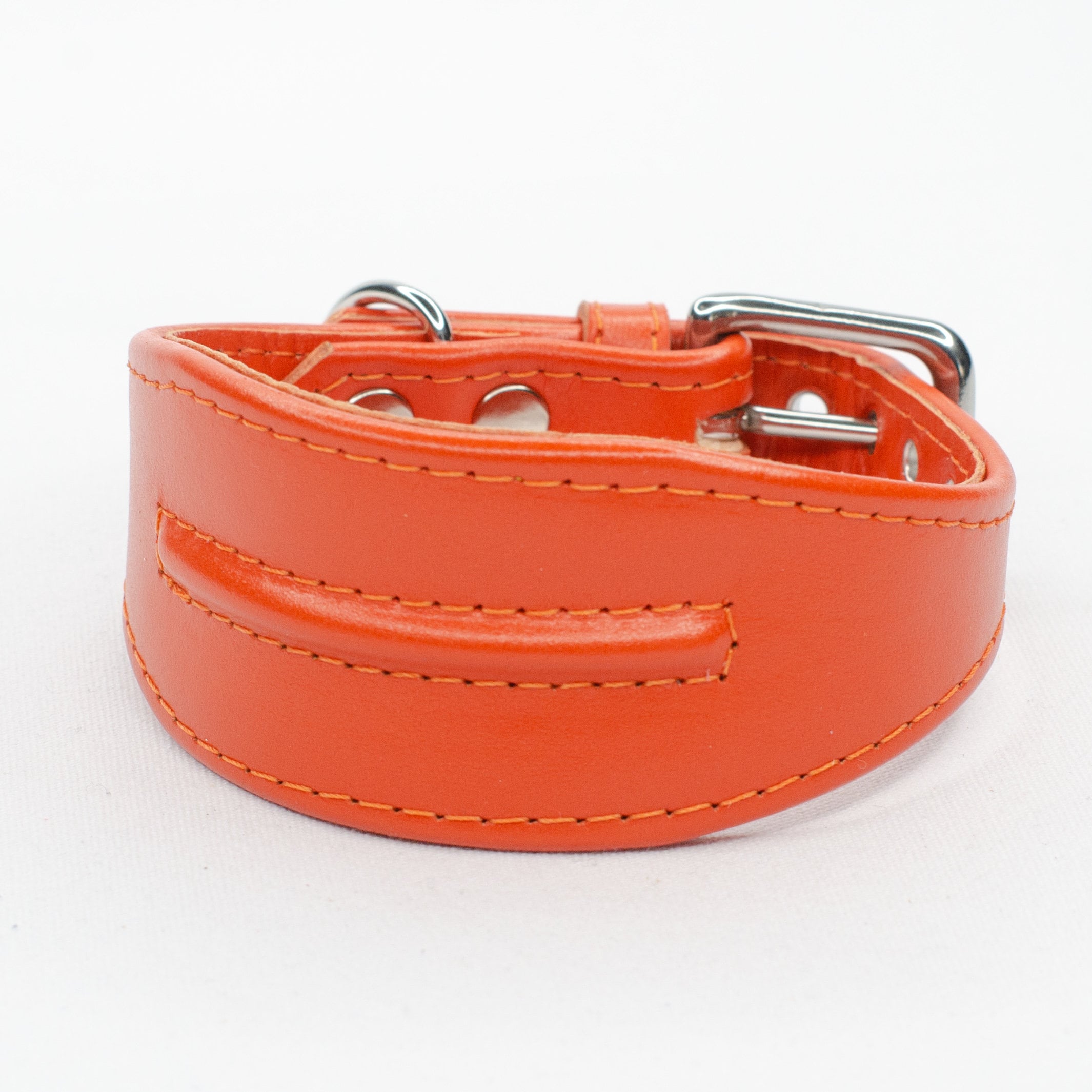 Handmade leather cheap whippet collars
