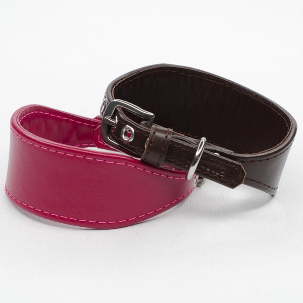 Soft Calf Leather Italian Greyhound Collar