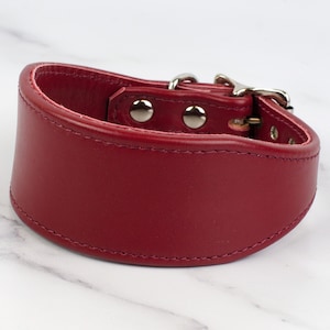Oster Rose Leder Italienisches Windspiel - Vintage Red Iggy Collar - Geschenke für IG Lovers