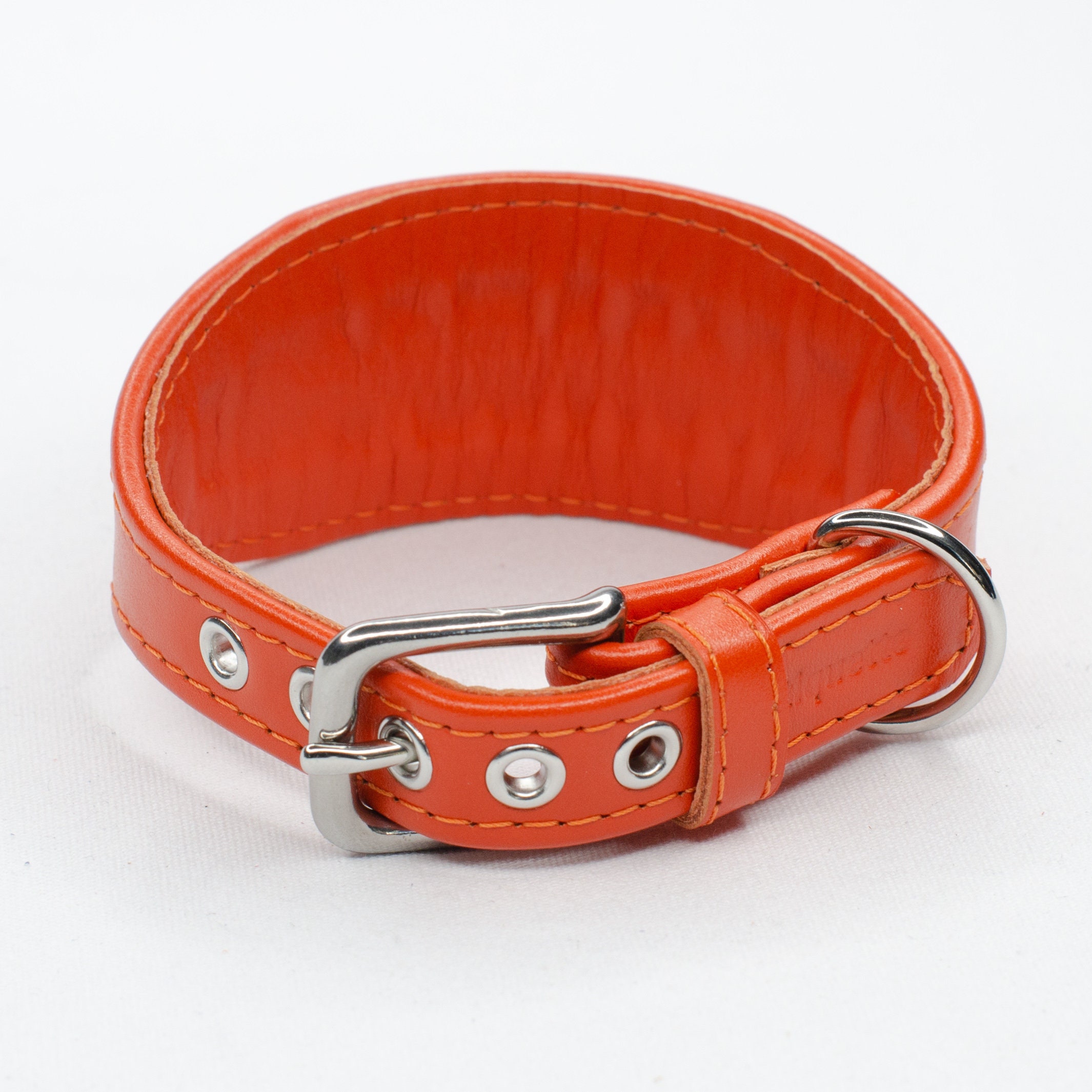 Handmade Luxury Whippet Collar Soft Italian Leather in 28 - Etsy