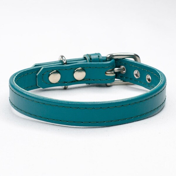 Teal Dog Collar Etsy UK