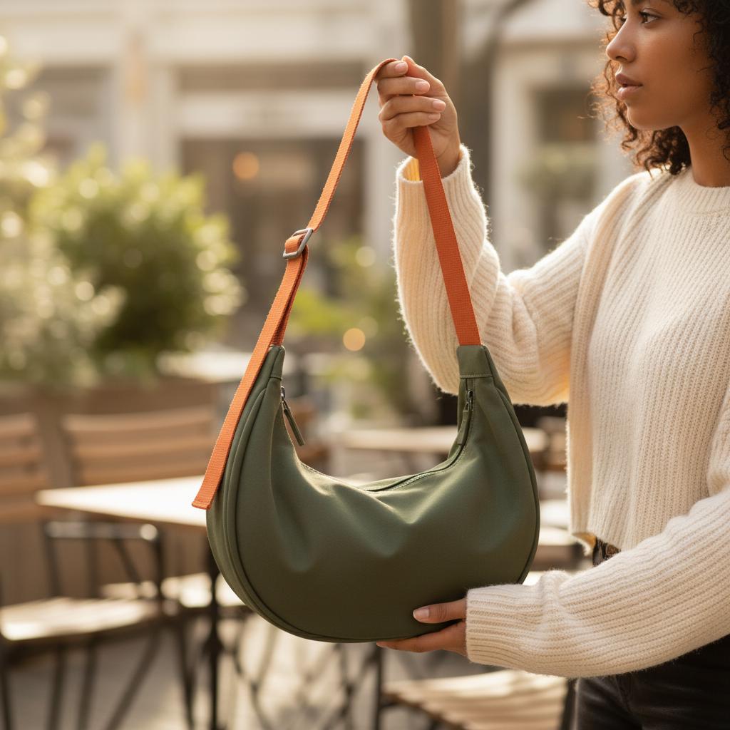 Crescent Bag Sewing Pattern | Beginner Friendly Sling, Crossbody, Hobo ...