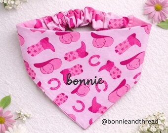 Roze Rodeo Slip-on Pet-bandana