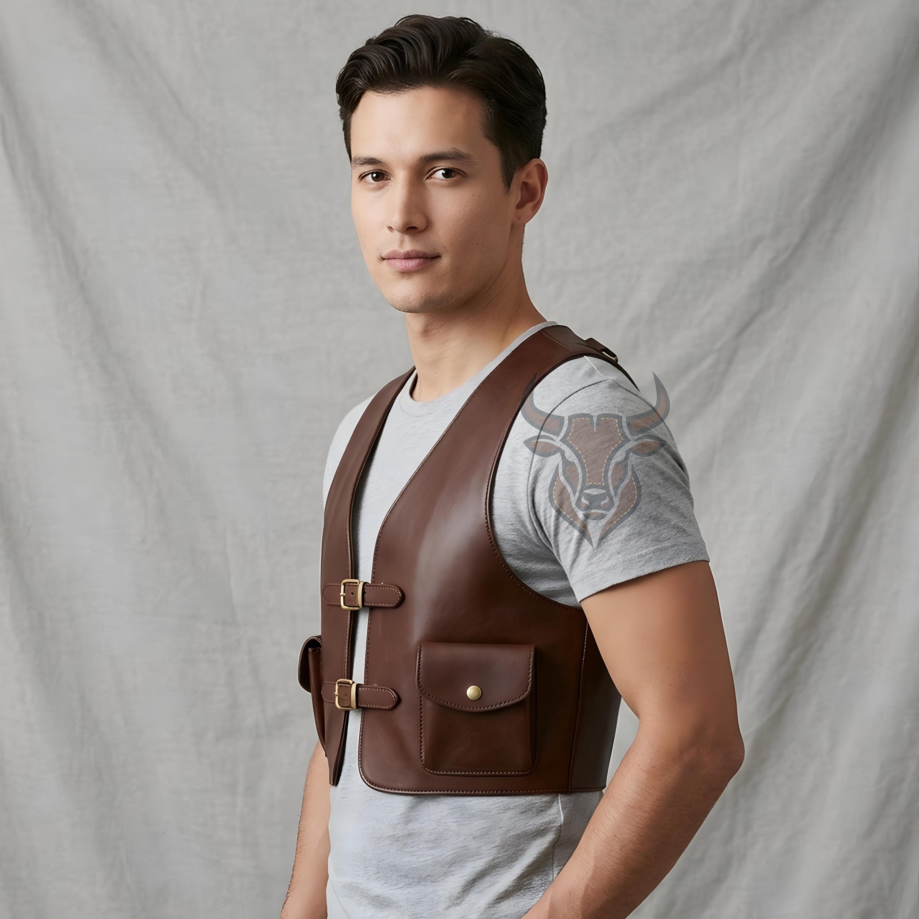 Open Chest Vest - Etsy