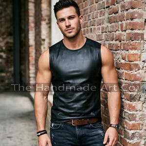 Gay Leather Tank Top - Etsy