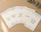 Wechseljahre Affirmationskarten 30 PDF Deutsch | Menopause Selbstliebe Geschenk Frauen ab 40 | Printable Karten Digital Download