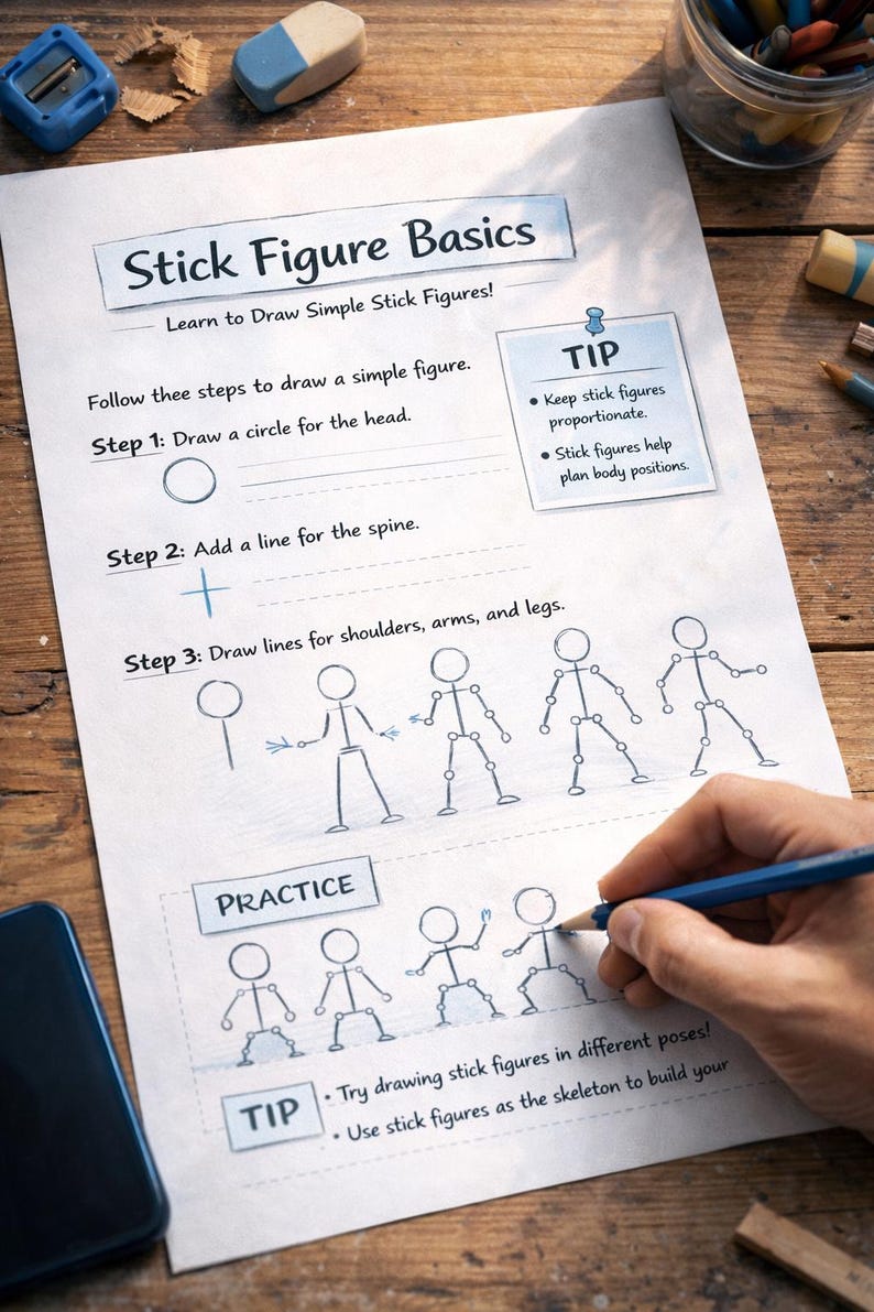 Figure Drawing Guide – Step-by-step Human Anatomy for Beginners - Etsy