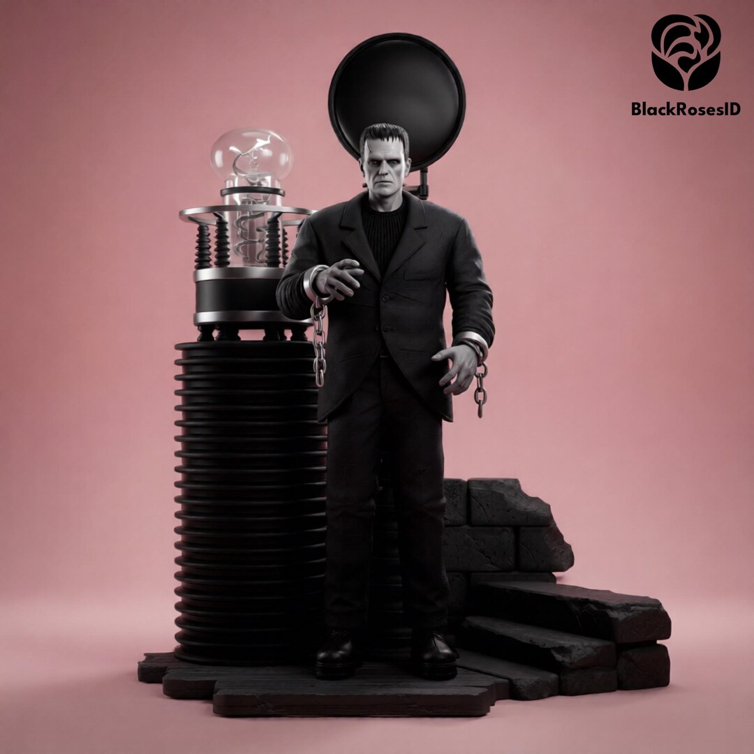 Classic Monsters Frankenstein STL Figure for 3D Printing Horror ...