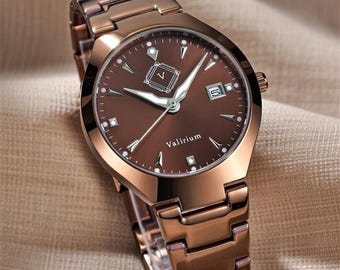 Seiko 90s Rose Gold-Tone Dial Ladies\' Quartz Watch Vintage Seiko Ladies main image 4