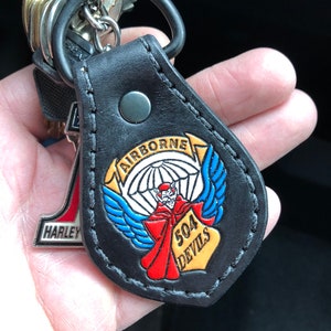 504th Devil keychain