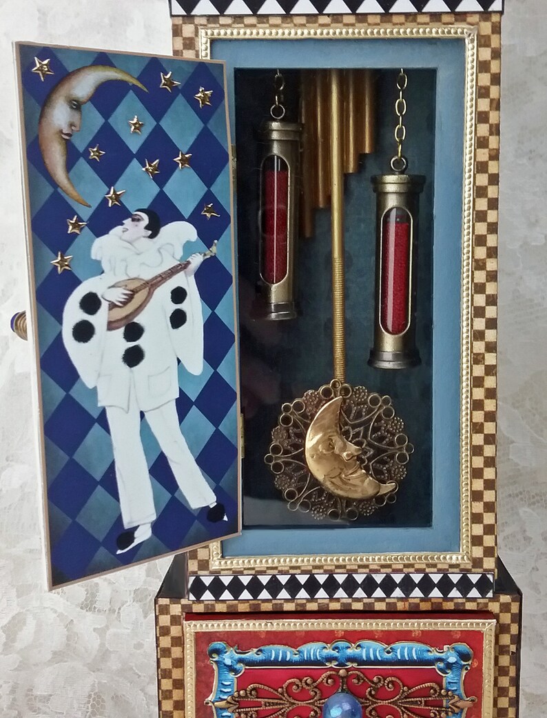 Large Grandfather Clock Facades Collage Sheet- Digital Printable ...