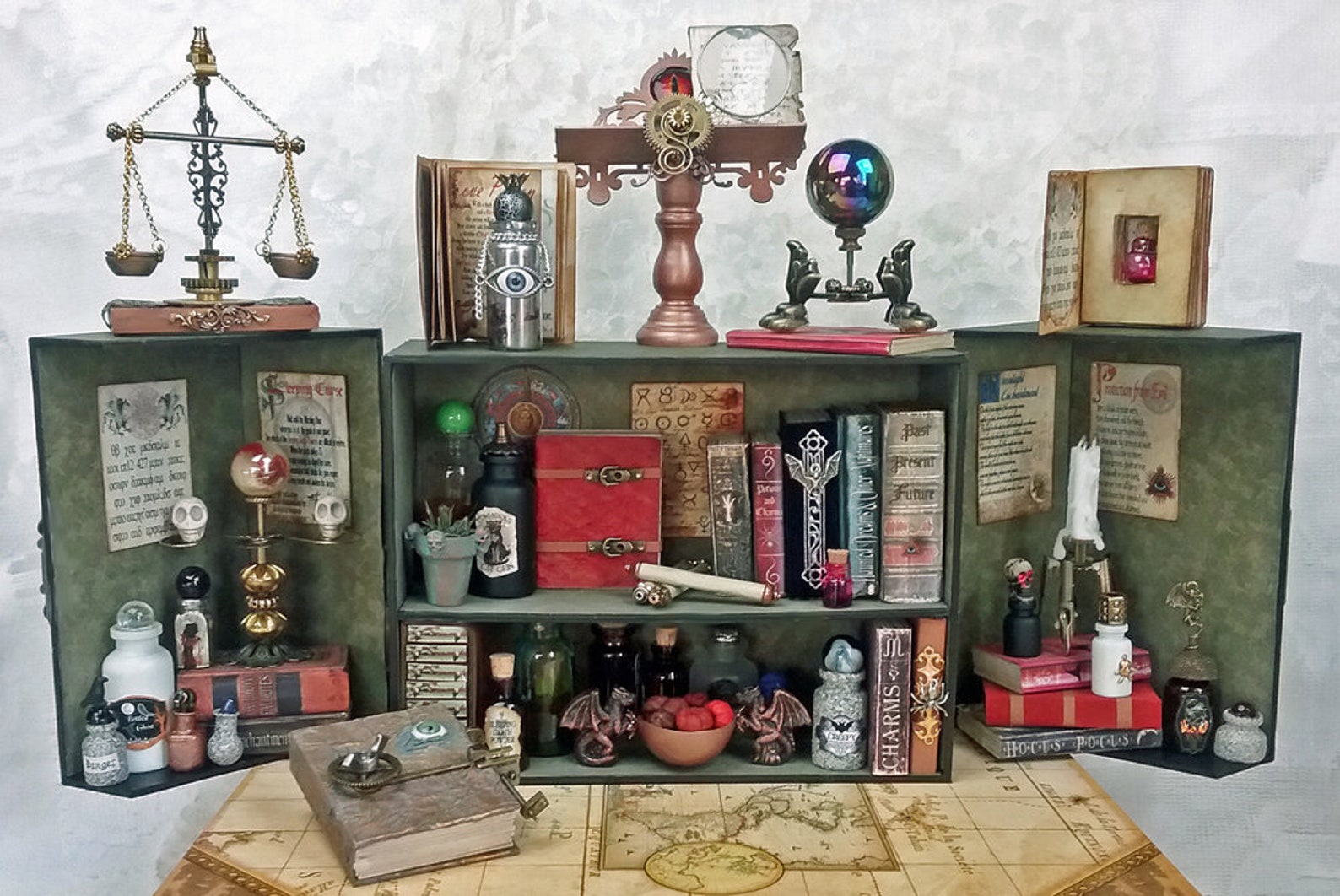 Miniature Apthecary Scripts Mini Apothecary Books & Pages -separate Images - Digital Image Set Clip ...
