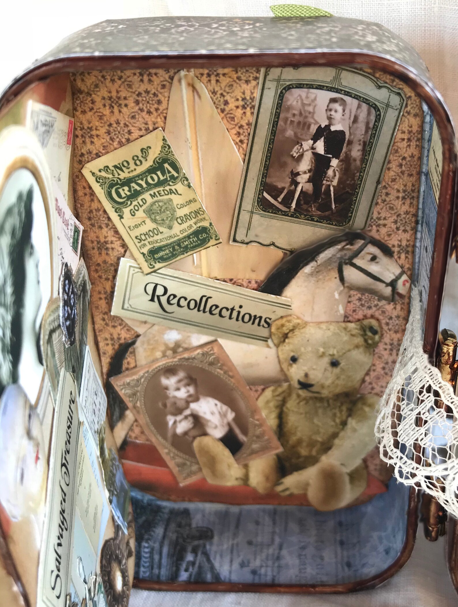 Remnants of the Past #1 Ephemera Collage Sheet- Digital Printable ...