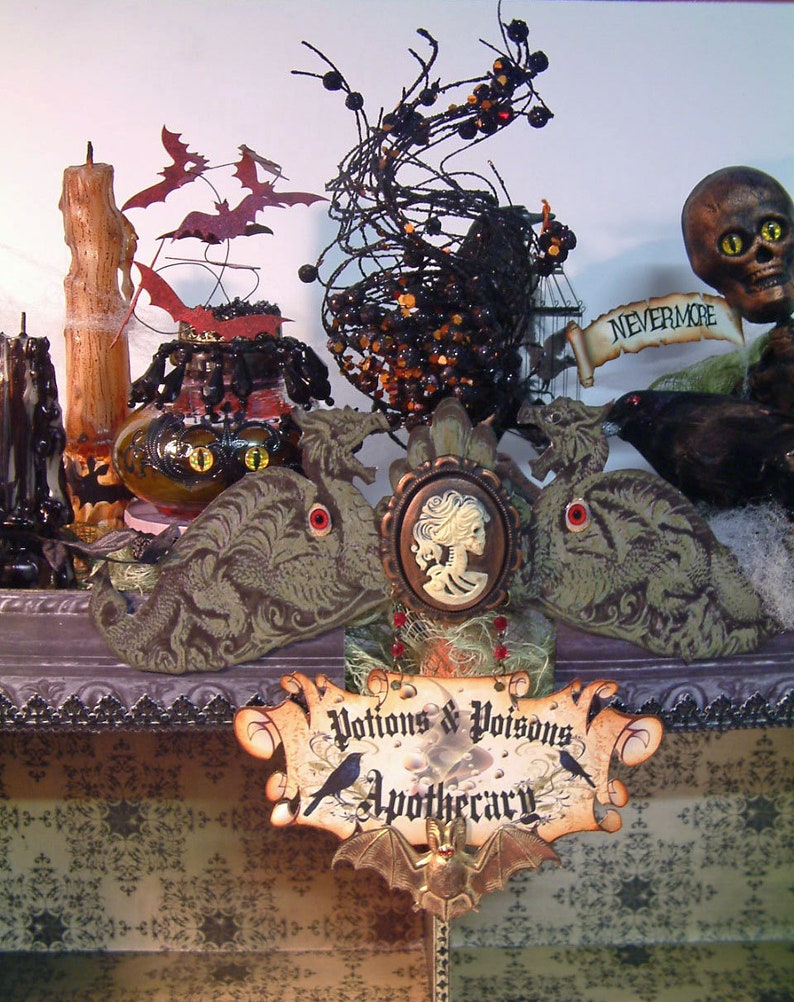 2 Collage Sheet Set Witches Apothecary Cabinet Digital - Etsy