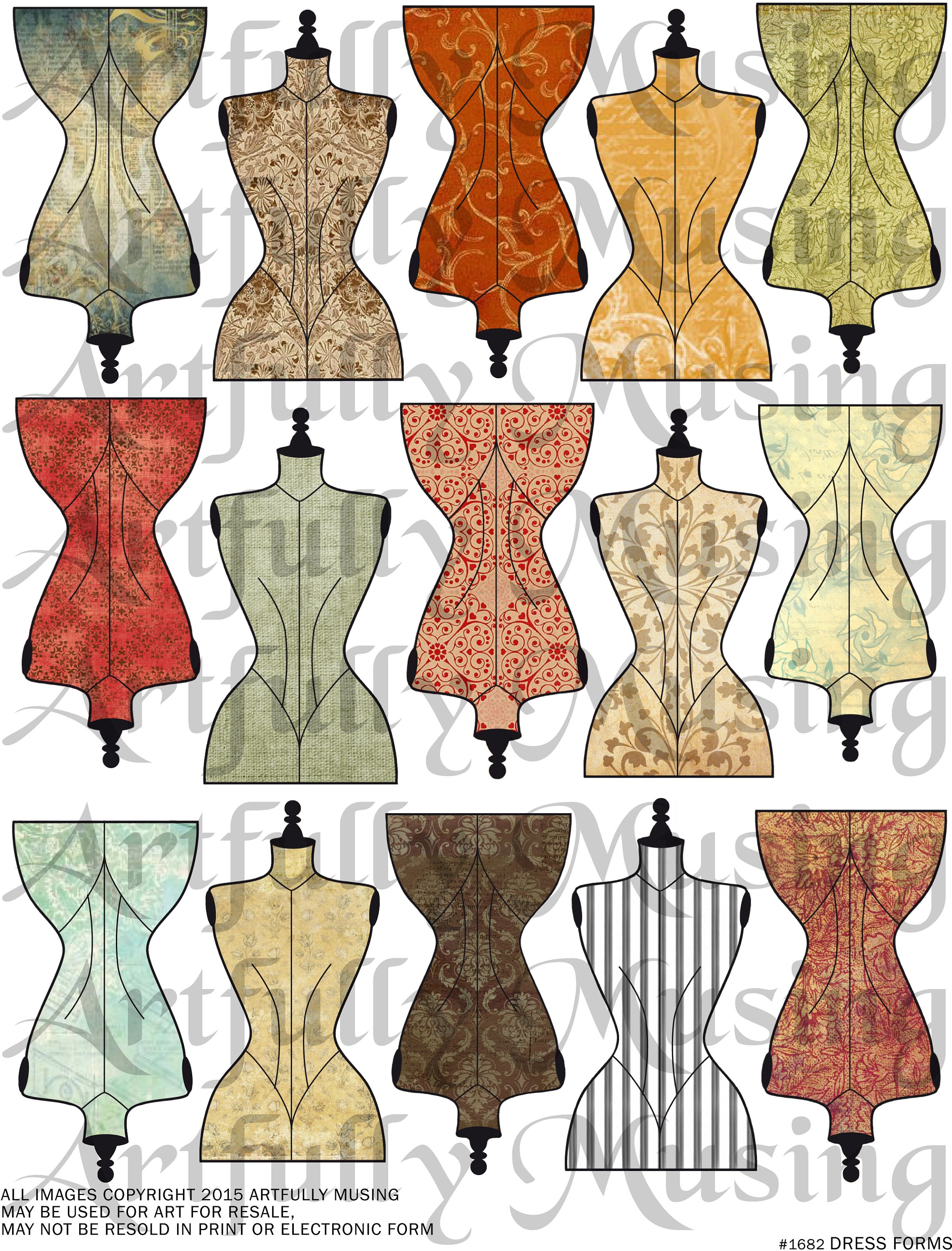 slim fit dress slacks Adjustable Tattooed Female Mannequin on Antique Style Base