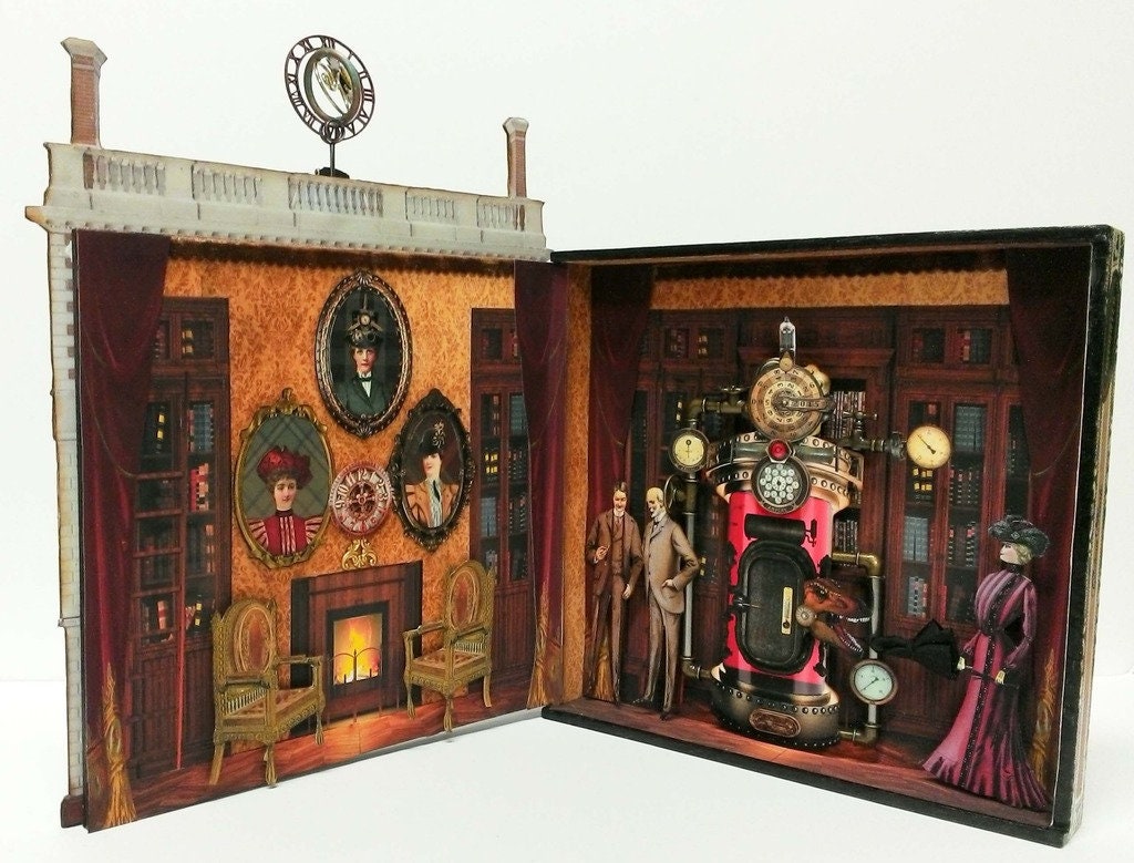 Steampunk Time Machine Image Set Separate Images Digital - Etsy