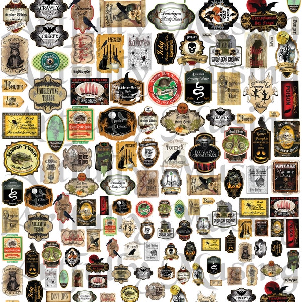 Apothecary Labels - Etsy