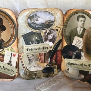 Remnants of the Past #1 Ephemera Collage Sheet- Digital Printable ...