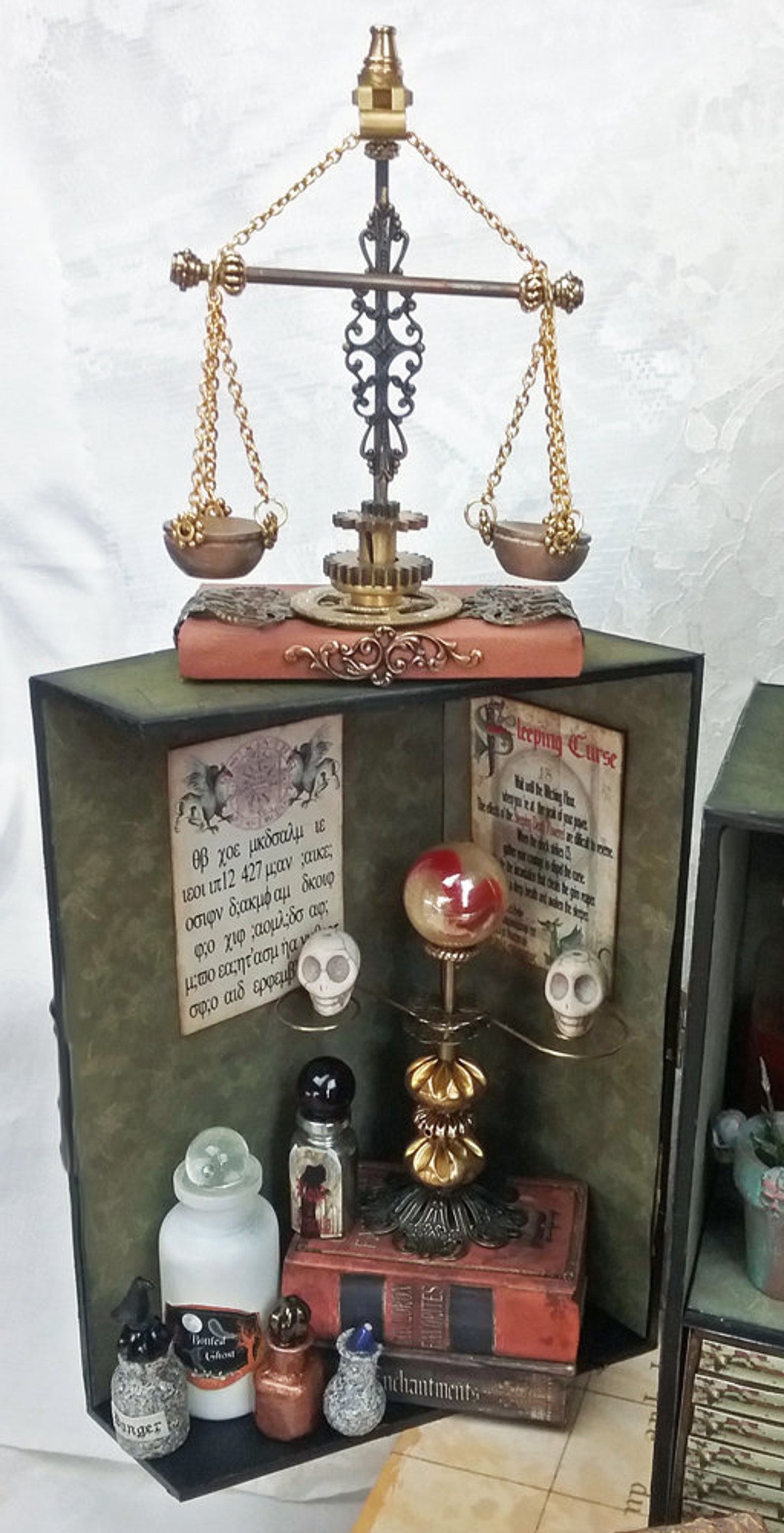 Magical Book Covers 2 Spells Potions Charms Halloween - Etsy