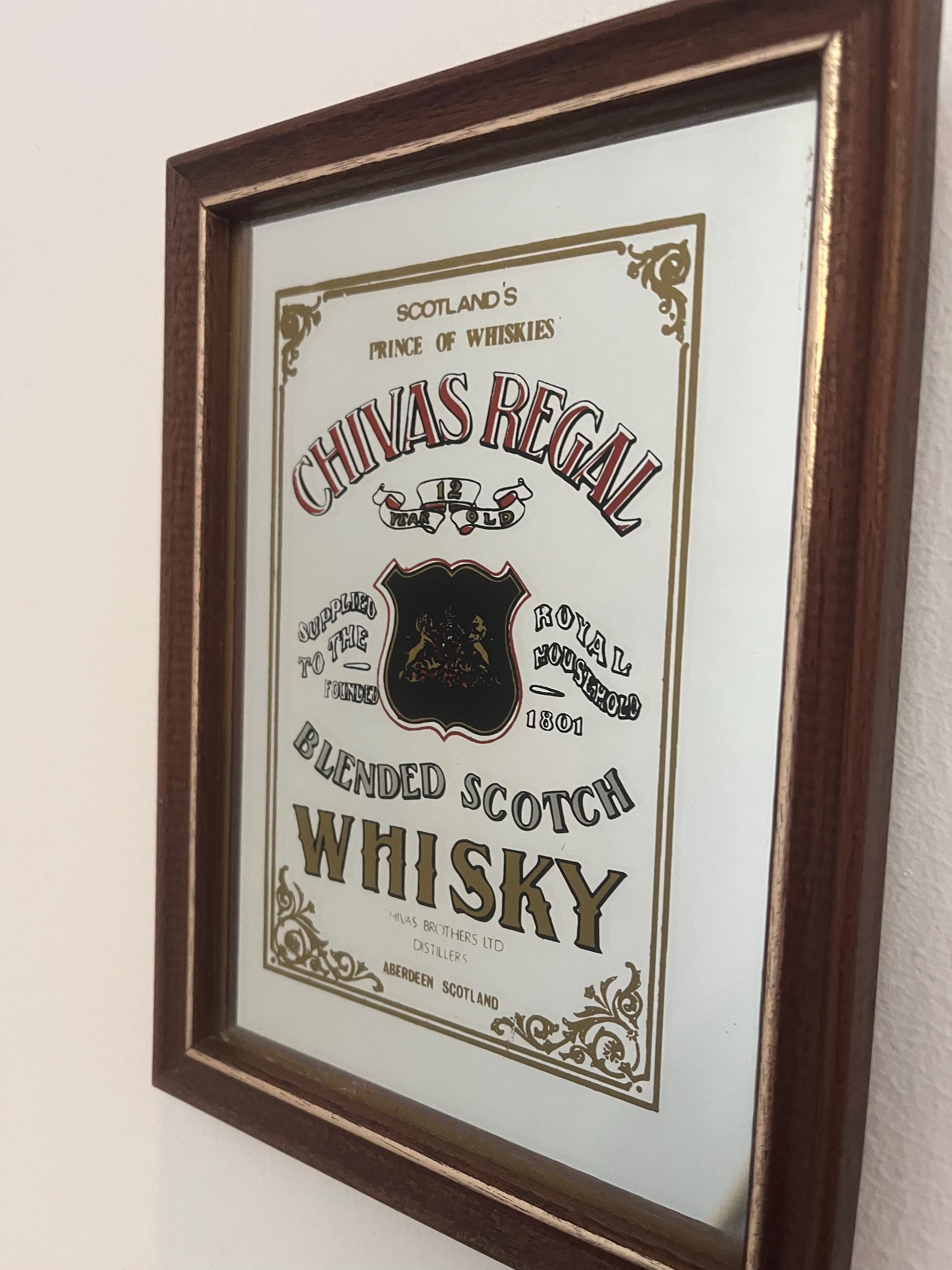 CHIVAS REGAL パブミラー スコッチ ヴィンテージ インテリア Vintage Chivas Regal 