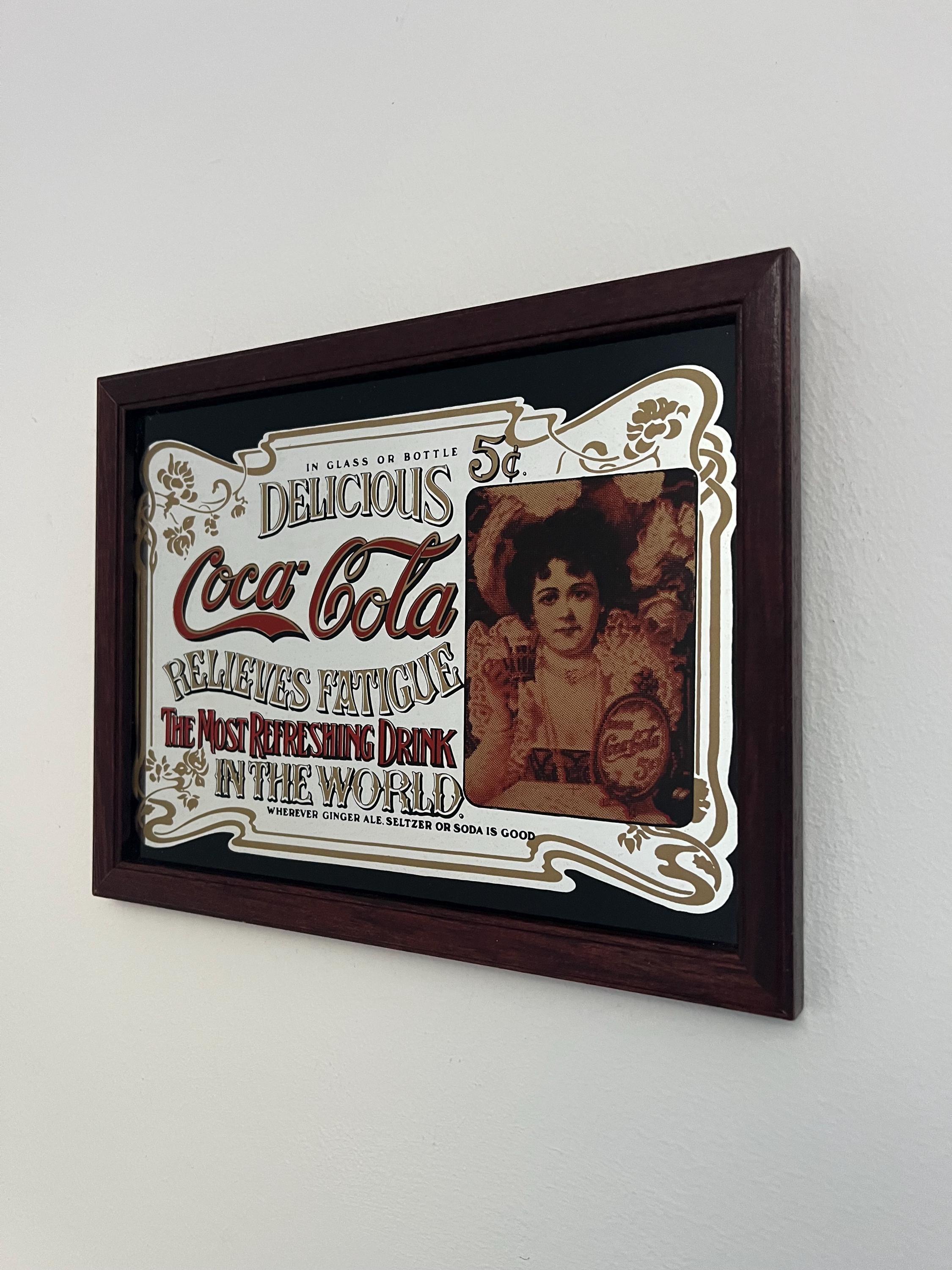 Vintage Coca Cola Mirror Sign - Etsy