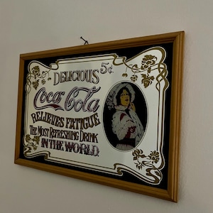 Vintage Coca Cola Mirror Sign - Etsy