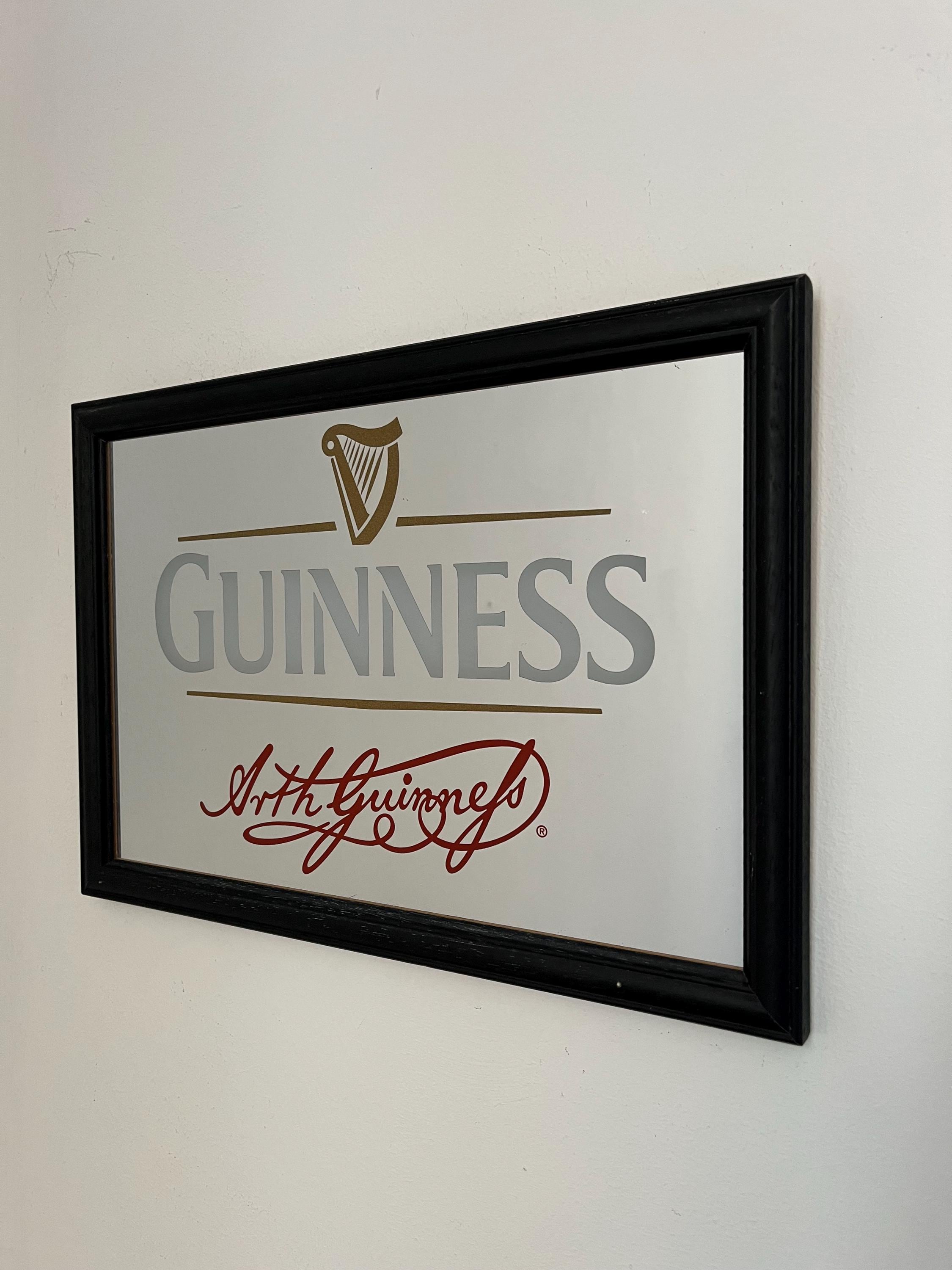 Vintage Guinness Mirror - Etsy