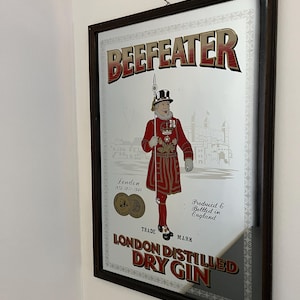 Beefeater Gin Mirror - Etsy