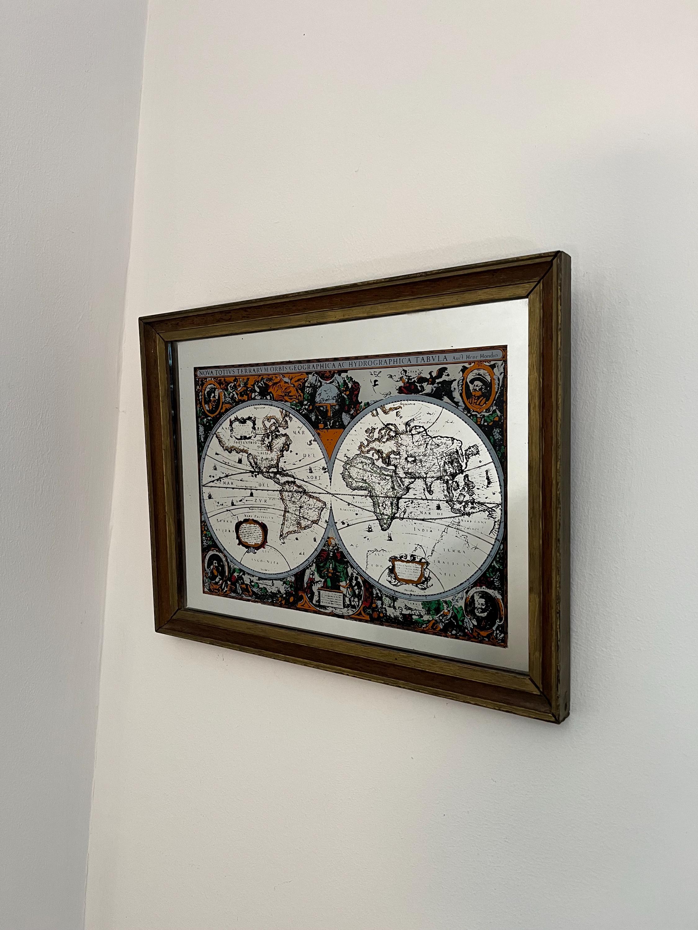 Mirror Old World Map - Etsy