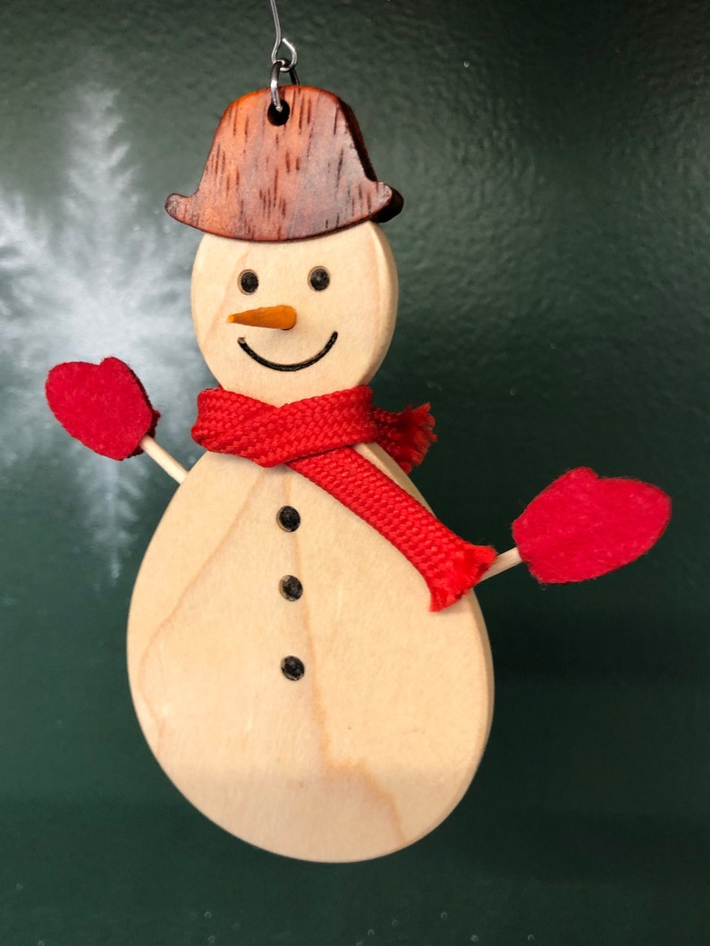 Adorable Snowman Christmas Ornament image 2