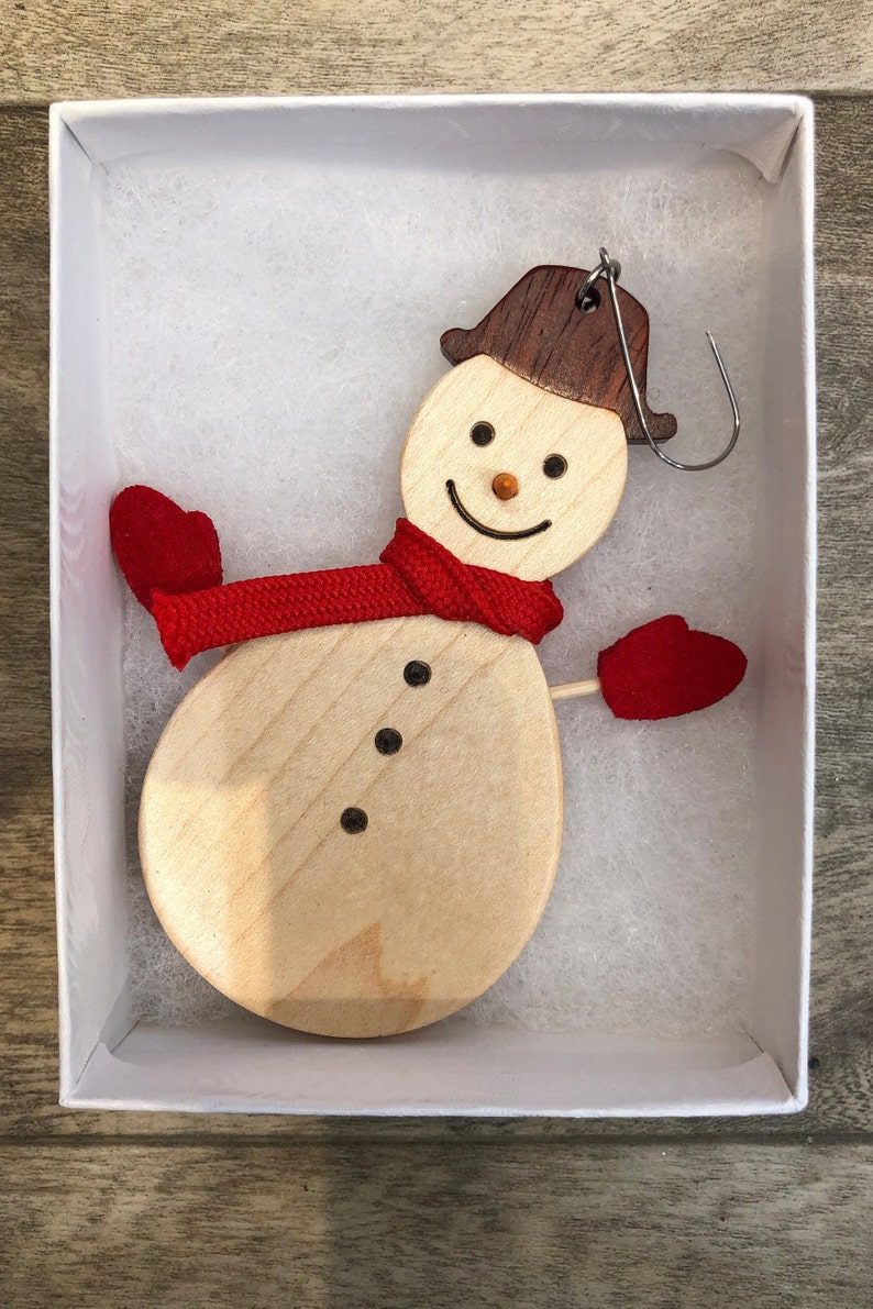 Adorable Snowman Christmas Ornament image 4