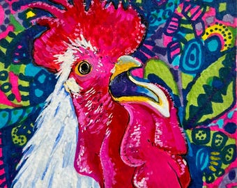 Llamada de atención ~ Pintura original creada por Norma Cherry