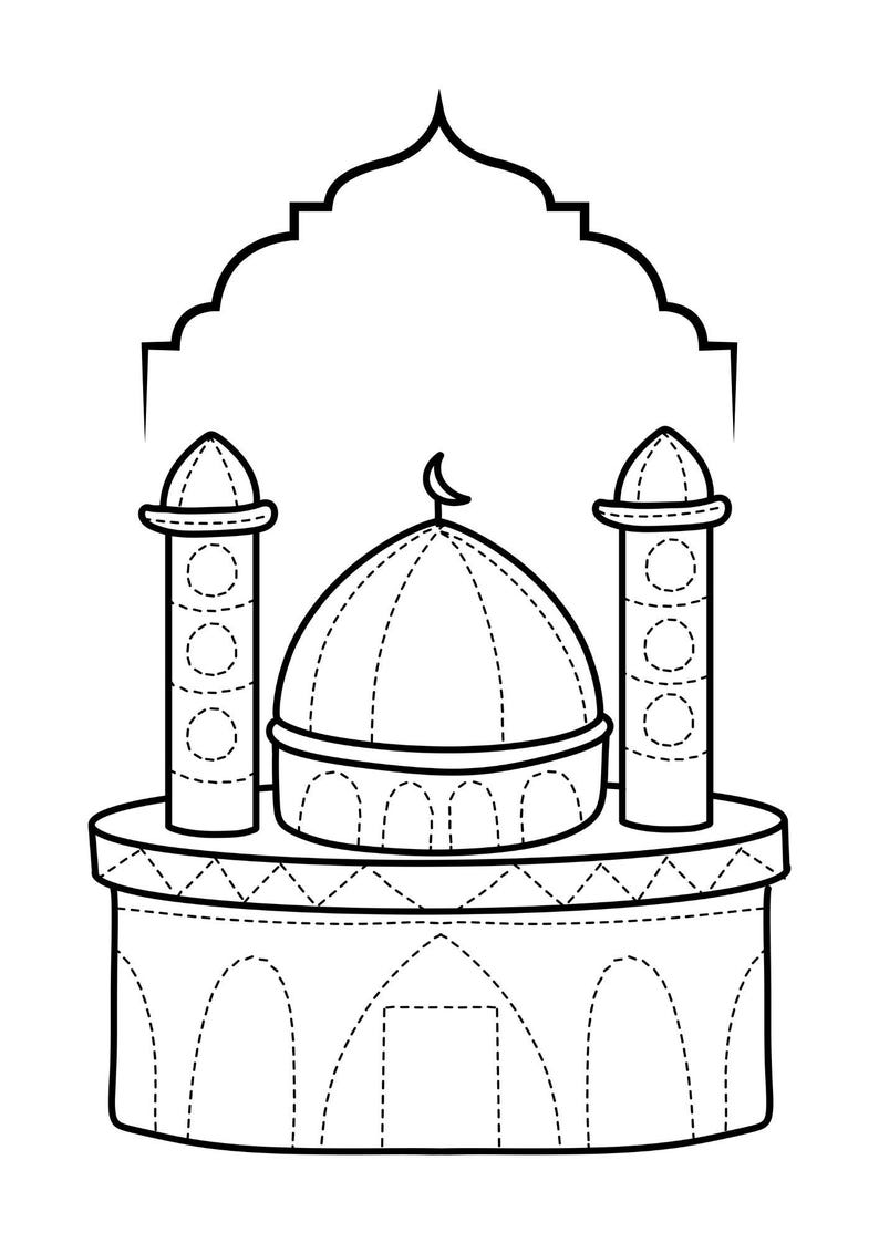 Ramadan Kids Activity Pack | Islamic Coloring Pages, Muslim Children ...